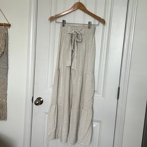Tan flowy pants